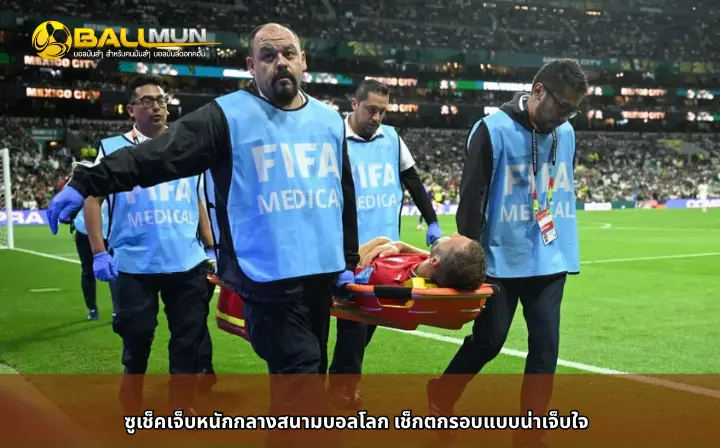 ดูบอลสด ซูเช็คเจ็บหนักกลางสนามบอลโลก เช็กตกรอบแบบน่าเจ็บใจ